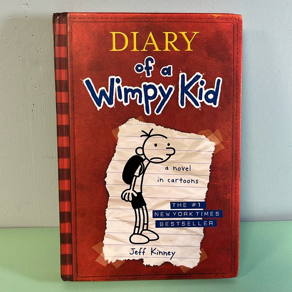 Diary of a Wimpy Kid a Novel in Cartoons, Jeff Kinney, Kids Book, Age 8+